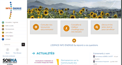 Desktop Screenshot of infoenergie64.org